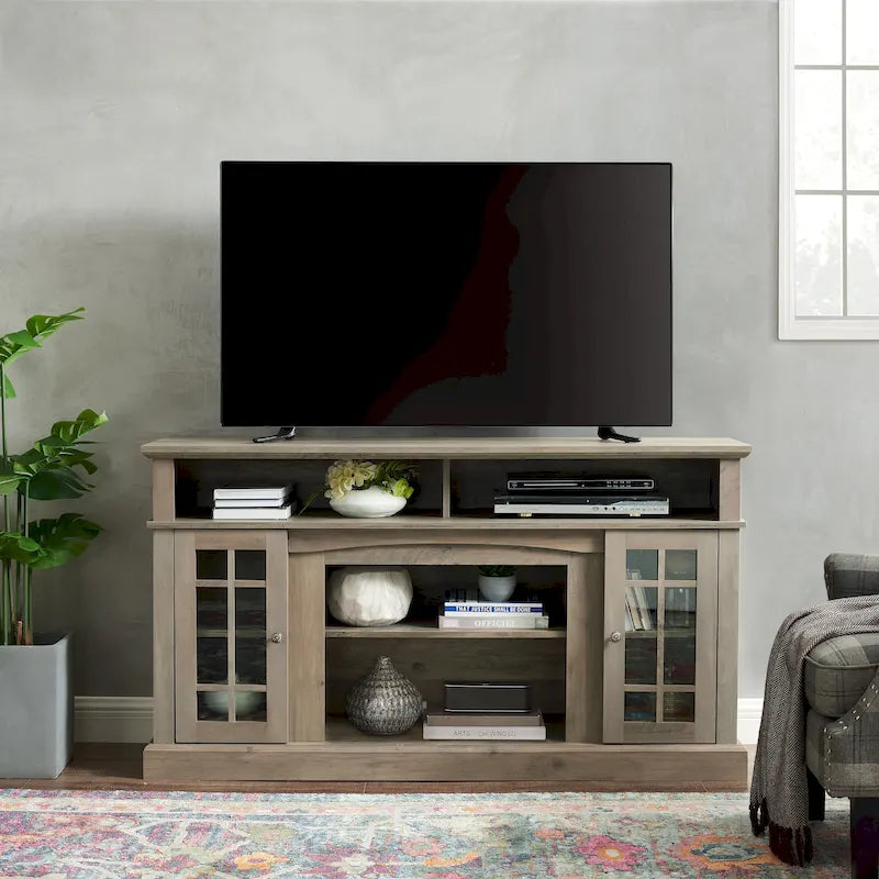 Classic 58.25 TV Stand with Open & Closed Storage for 65 TVs