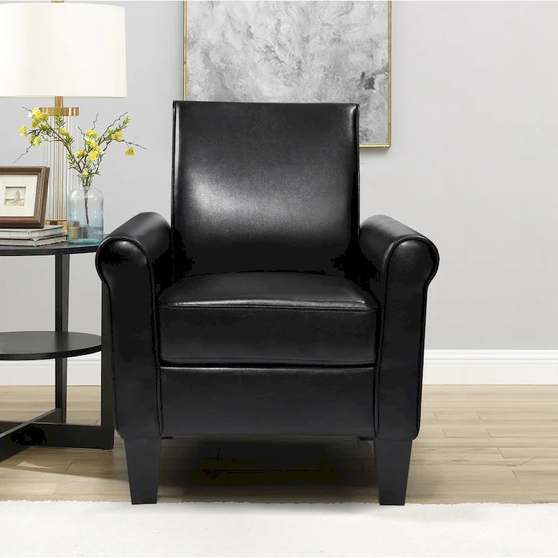 Roomfitters Accent Chairs, Comfy Sofa Chair, Armchair for Reading, Living Room, Bedroom, Office,Waiting Room, PU leather