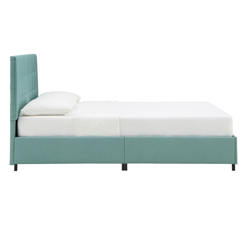 Myla Linen Tufted Queen Platform Bed by iNSPIRE Q Classic
