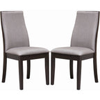 Mid-Century Modern Industrial Wooden Block Design Dining Set