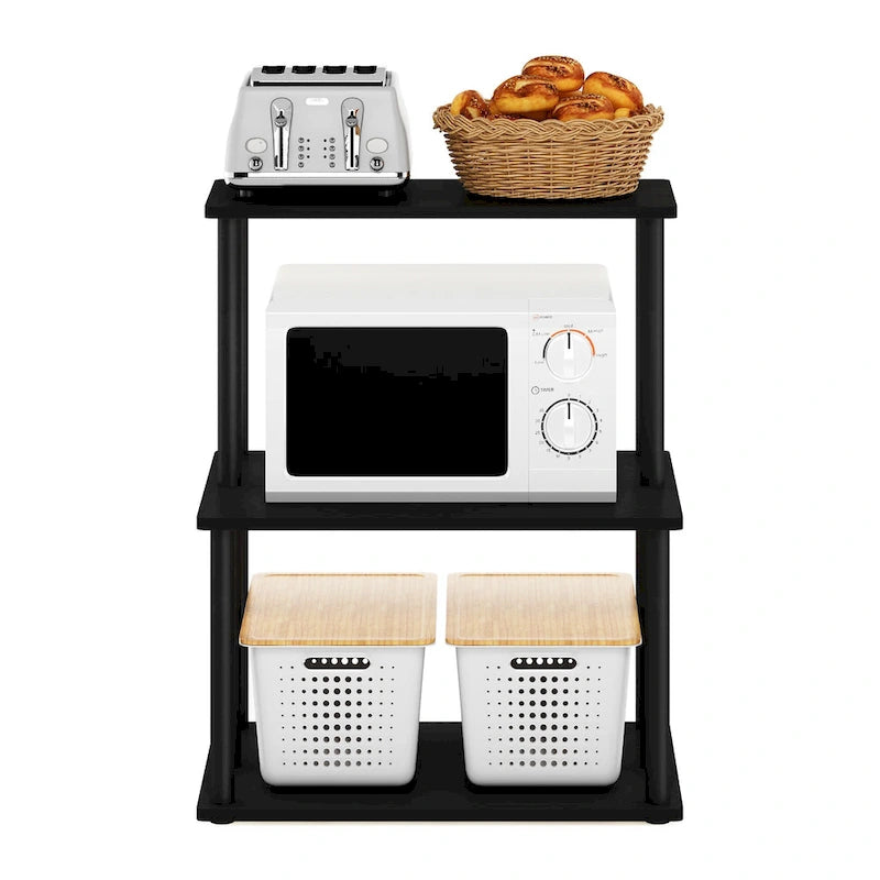 Furinno Turn-N-Tube 3-Tier Toolless Kitchen Storage Shelf