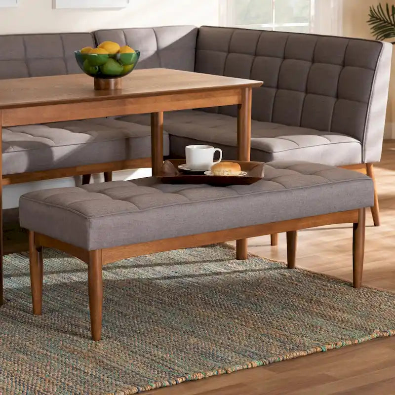 Sanford Mid-Century Modern Dining Bench