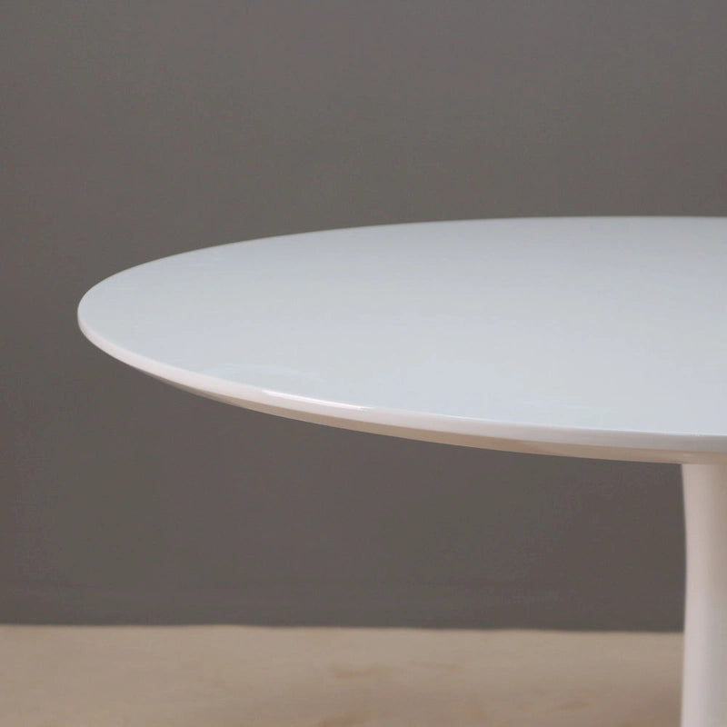 Kelty White Round Pedestal Dining Table