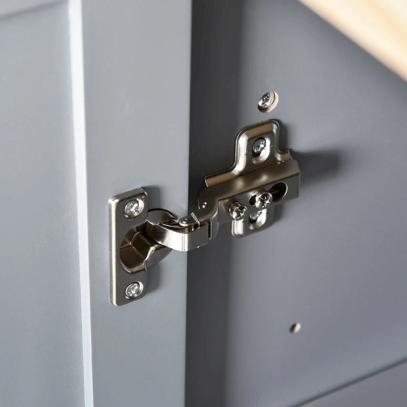 52.7 Inch Width Rolling Mobile Kitchen Island with Locking Wheels