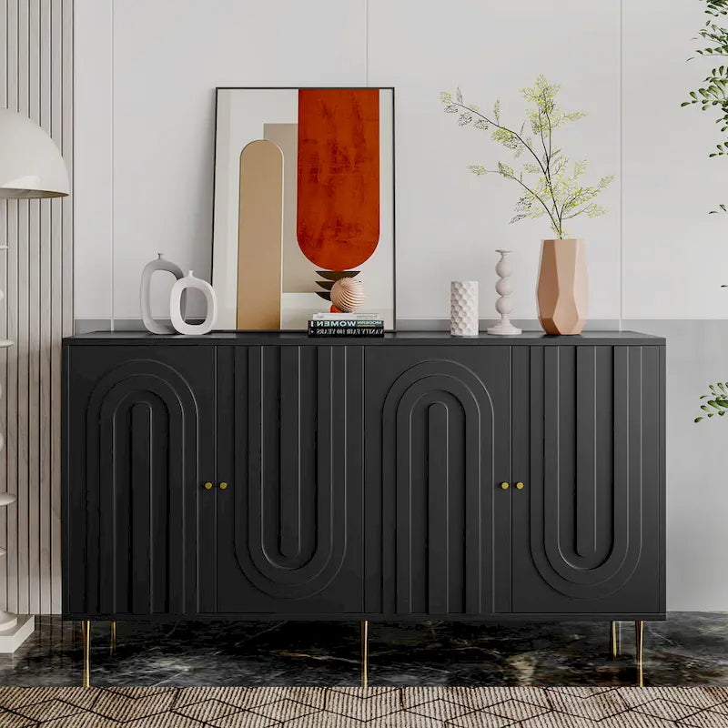 Modern Sideboard Buffet Server Cabinet Storage Cabinet