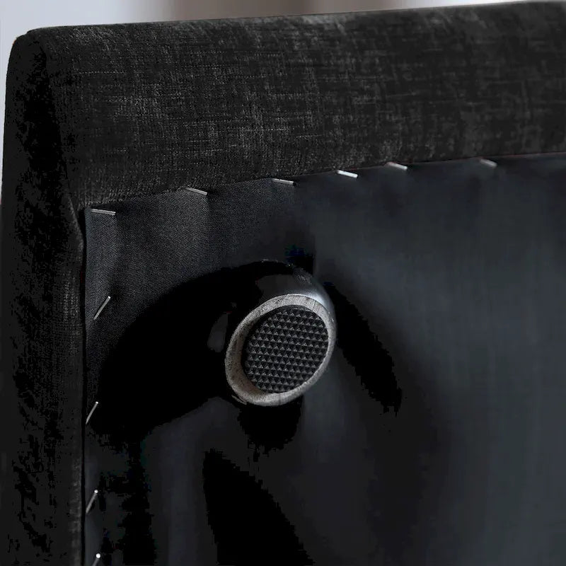 104 L-shape Chenille Modular Sofa Modern Sectional Semi-firm Sofa Couch with Ottoman