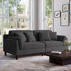 90.2W Corduroy Upholstered 2 Seater Living Room Sofa