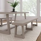 Plank and Beam Classic Solid Wood Dining Bench - 86