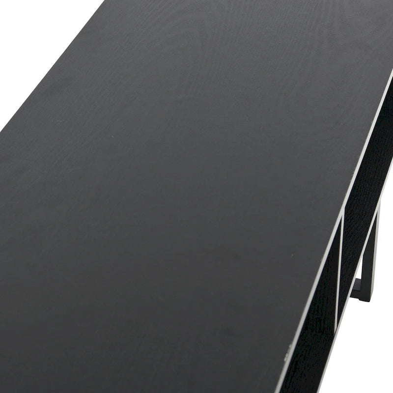 Household Essentials Rectangular TV Stand Coffee Table and Storage - 15.8L x 39.4W x 15.8H