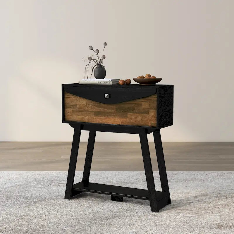 DH BASIC Modern 32-inch 1-shelf 1-drawer Console Table by Denhour