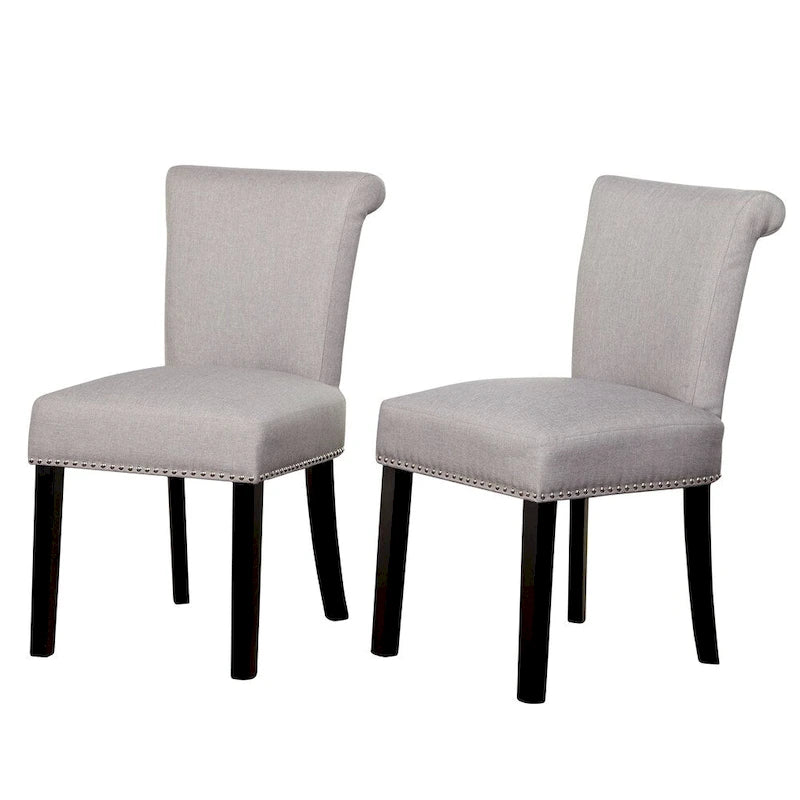 Simple Living Adeline Nailhead Parsons Dining Chair (Set of 2)