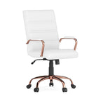 Mid-back LeatherSoft Executive Swivel Office Chair