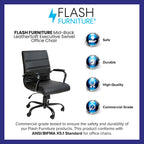 Mid-back LeatherSoft Executive Swivel Office Chair