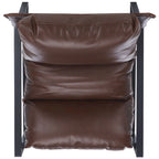SAFAVIEH Elinor Pillow Top Accent Chair (Fully Assembled) - 31 In. W x 35 D In. x 33 In. H - 31Wx35Dx33H