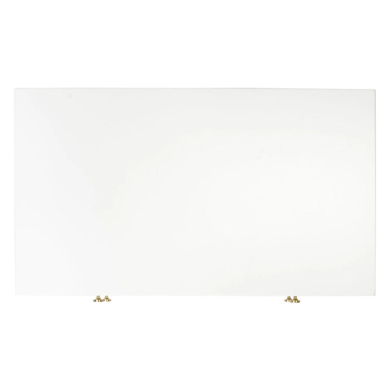 SAFAVIEH Zoey White/Gold 2-Drawer Nightstand