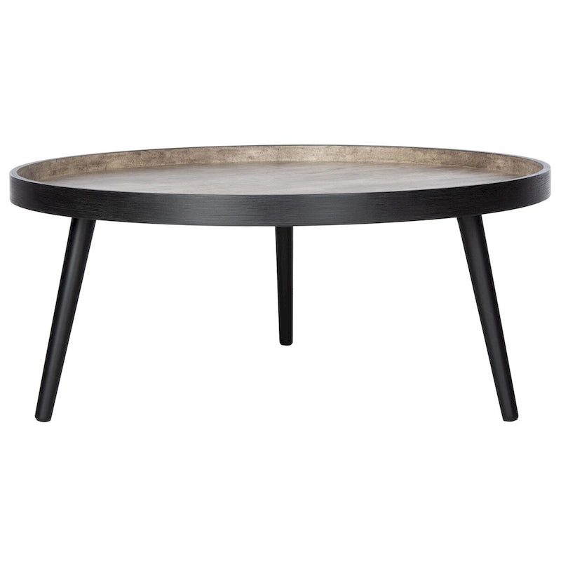 SAFAVIEH Arline Round Tray Top Coffee Table - 35.4 x 35.4 x 15 - 35Wx35Dx15H