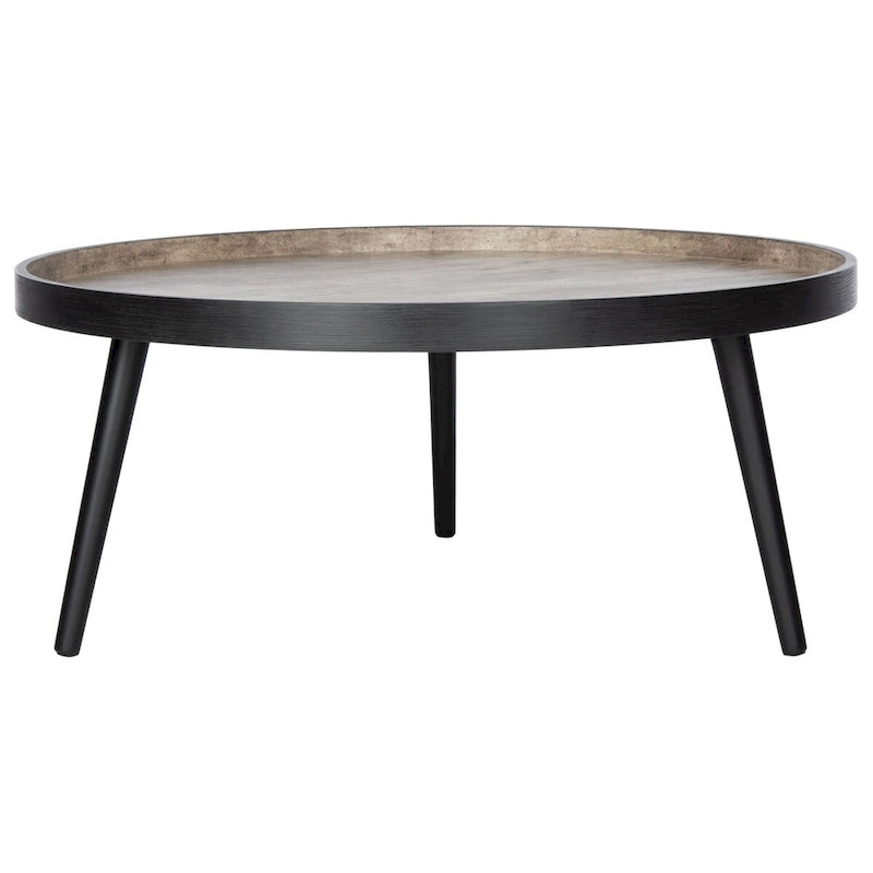 SAFAVIEH Arline Round Tray Top Coffee Table - 35.4 x 35.4 x 15 - 35Wx35Dx15H