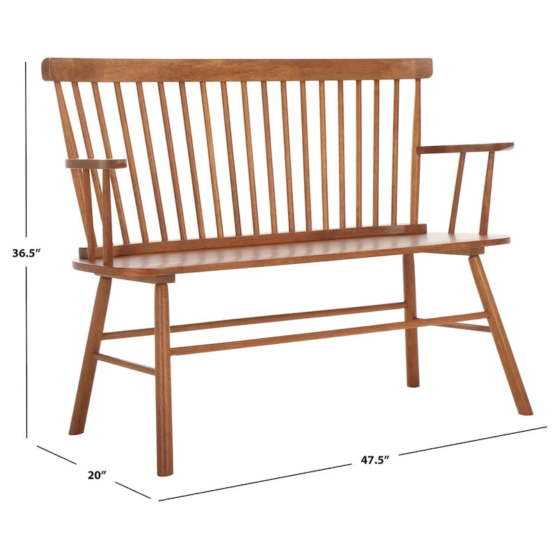 SAFAVIEH Gracija Spindleback Settee - 48 x 22.4 x 36 - 48W x 22D x 36H