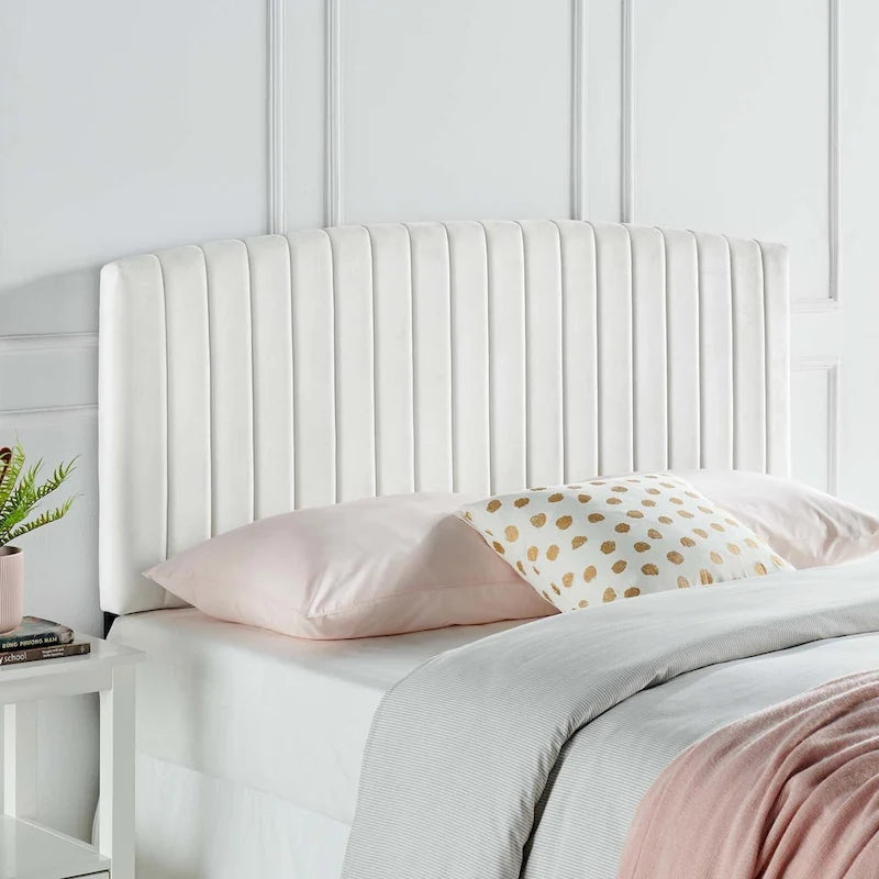 Silver Orchid La Marr Velvet Full / Queen Headboard