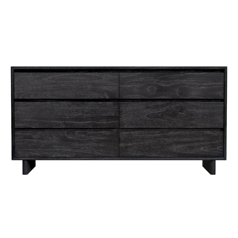 Halmstad Wood Panel 6 Drawer Dresser