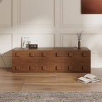 Mid Century Decorative Combinable multifunctional wooden cabinets, 1~4 Pieces