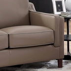 Hydeline Bella Top Grain Leather Sofa Set, Sofa and Loveseat
