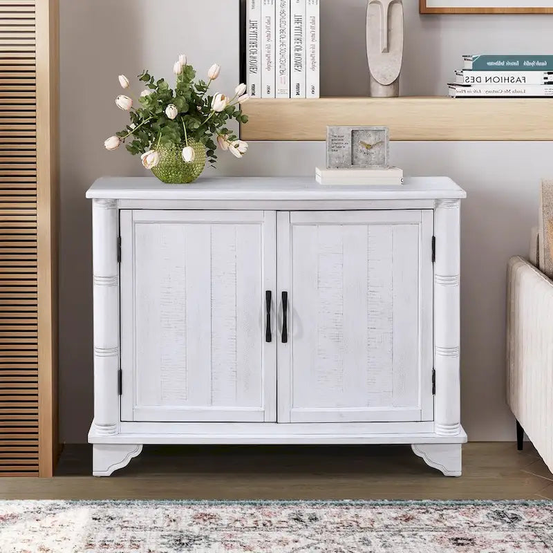 Entryway Table with Adjustable Storage Shelf