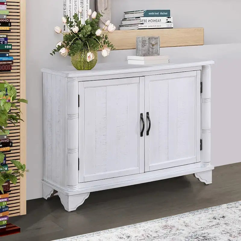 Entryway Table with Adjustable Storage Shelf