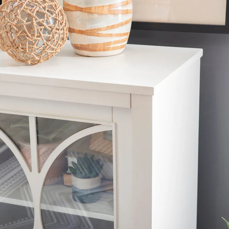 Delcy Wood 2-Door Adjustable Accent Cabinet