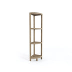 The Original Kai Three-Tier Corner Teak Bath Shelf