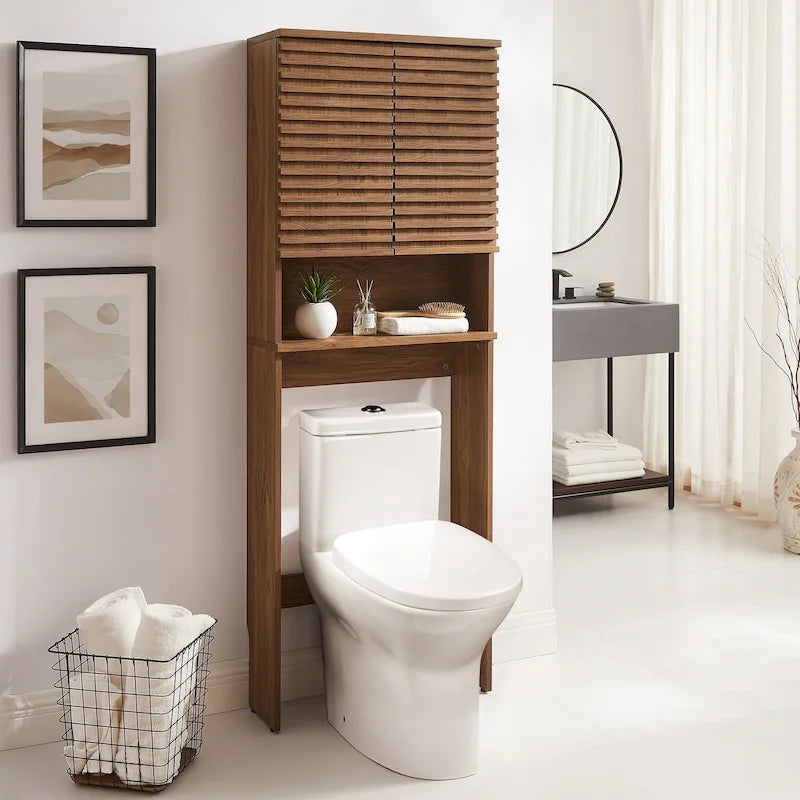 Render Over the Toilet Bathroom Storage Cabinet